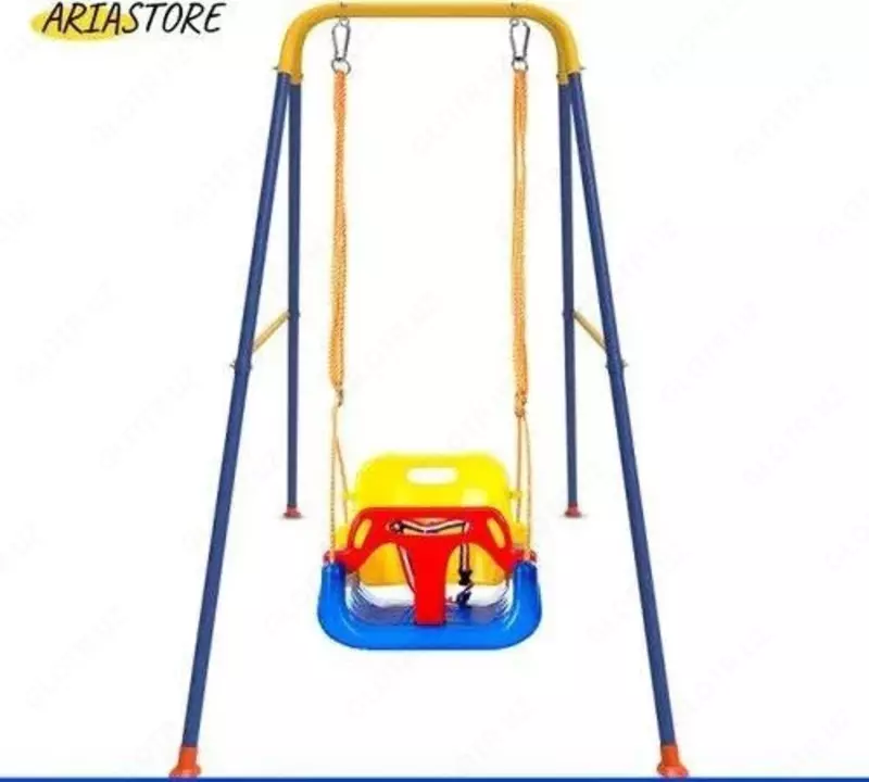 Детские качели на металлических опорах с сидением Coil 3 в 1
