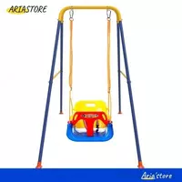  Детские качели на металлических опорах с сидением Coil 3 в 1 - Park uchun attraksionlar