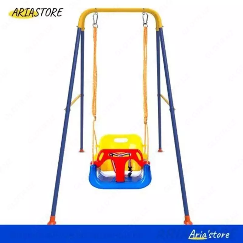  Детские качели на металлических опорах с сидением Coil 3 в 1 - Park uchun attraksionlar