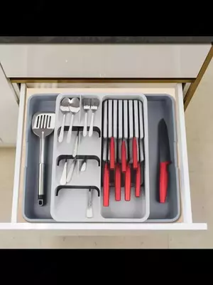 Органайзер - лоток для хранения столовых приборов ЯТТ "Домашний Уголок"