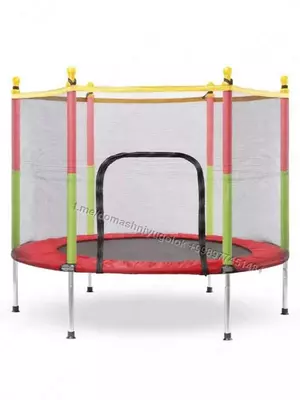 Детский каркасный батут с защитной сеткой