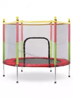 Детский каркасный батут с защитной сеткой