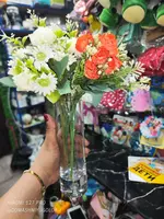 Элегантная стеклянная декоративная ваза ЯТТ "Домашний Уголок"