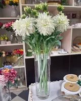 Элегантная стеклянная декоративная ваза - ЯТТ "Домашний Уголок"