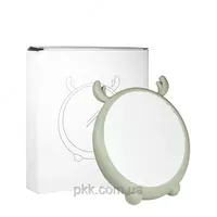 Зеркало круглое с ушками «оленя» для макияжа