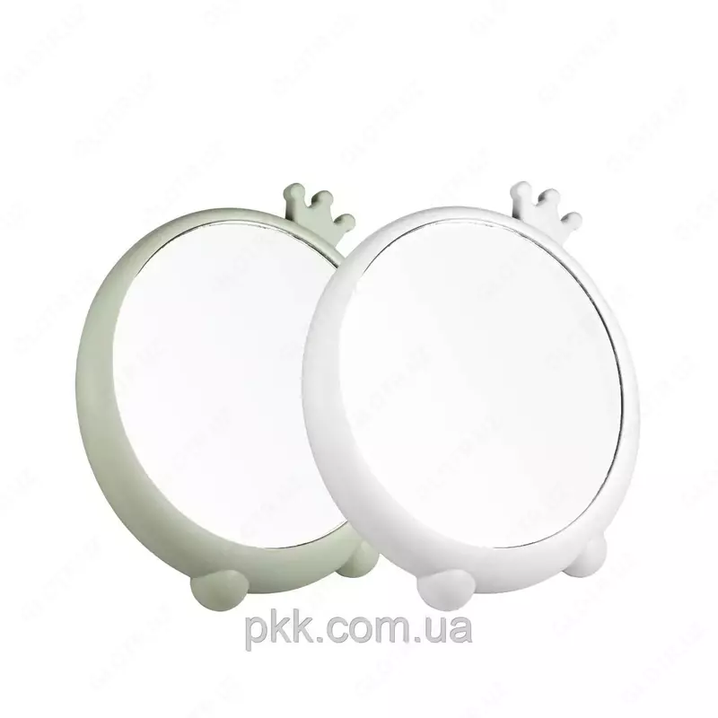 Зеркало круглое с "короной" для макияжа
