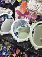 Зеркало круглое с "короной" для макияжа Только в розницу