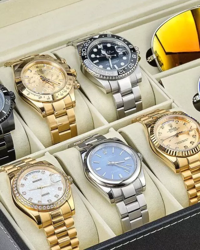 Стильная шкатулка для хранения часов или браслетов (6 шт.) и очков (3 шт.) "Domashniy ugolok" XK