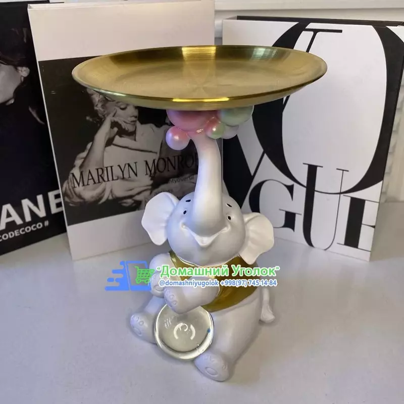 Ключница в форме радостного слоненка с шарами и с лампой Только в розницу