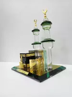 Красивый сувенир "Исламская модель Каабы и Масджида с 2 минаретами" - 180 000 сум