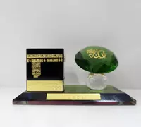 Сувенир "Кааба и кусочек хрусталя со словами «Величие АЛЛАХА».