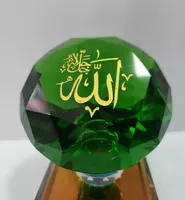 Сувенир "Кусочек хрусталя со словами «Величие АЛЛАХА».