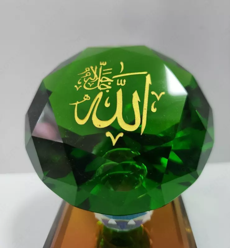 Сувенир "Кусочек хрусталя со словами «Величие АЛЛАХА».