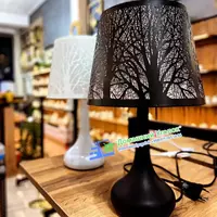  Настольная лампа с абажуром. - 