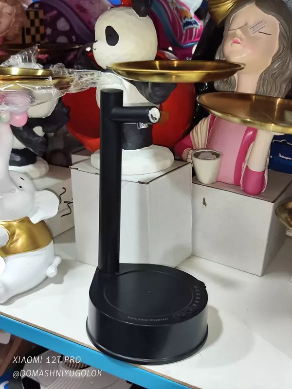 Электрическая настольная помпа с подставкой для воды