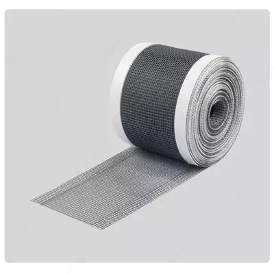 Сетка фильтр для душевых трапов - лента защита от засоров (12см*5м)