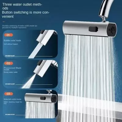 Водосберегающая поворотная насадка аэратор для смесителя