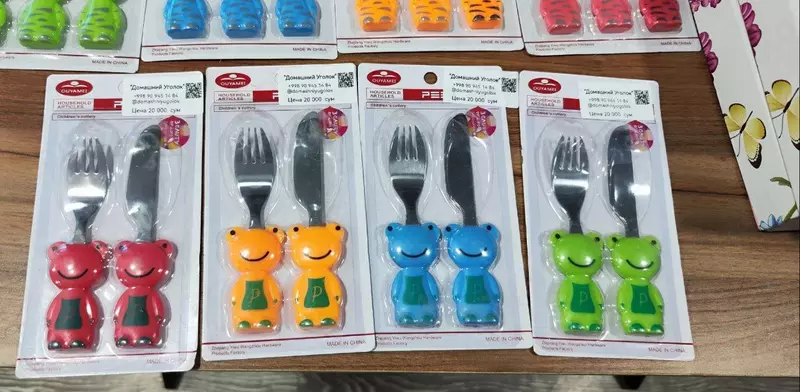 Детские столовые приборы Helios (2 предмета).