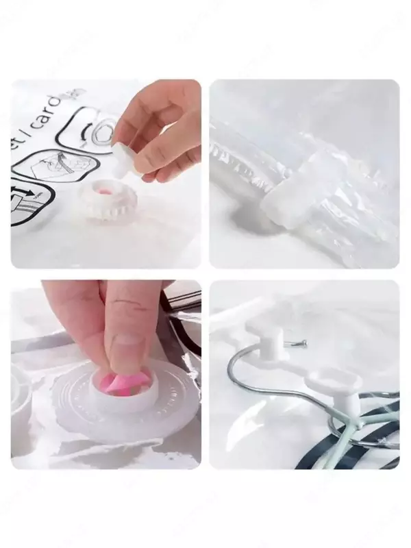 Вакуумный чехол с вешалкой для хранения вещей (67*90 см)