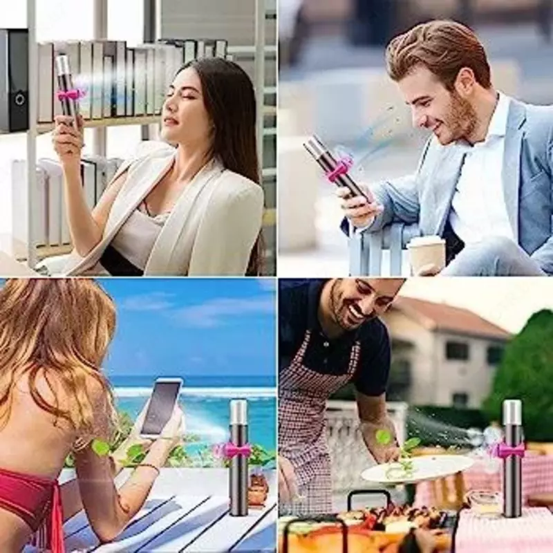 Портативный мини-вентилятор TLICLXY (серебристый)