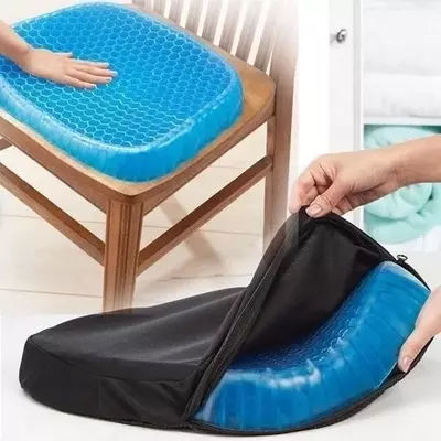 Гелевая ортопедическая подушка Egg Sitter для сидения (38,5*34*3,5 см) Гелевая ортопедическая подушка Egg Sitter для сидения (38,5*34*3,5 см)