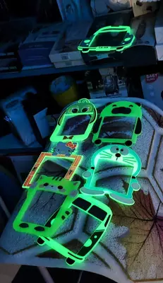 Фосфорные рамки на включатель