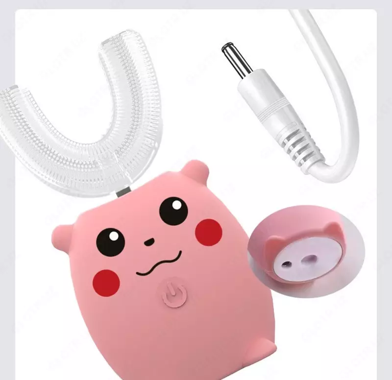 U-образная детская ультразвуковая электрическая зубная щетка Nabi kids