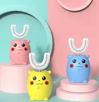 "Domashniy ugolok" XK - U-образная детская ультразвуковая электрическая зубная щетка Nabi kids