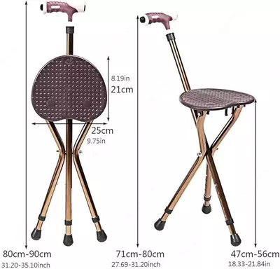 Трость складная для пожилых людей для облегчения ходьбы ЯТТ "Домашний Уголок"
