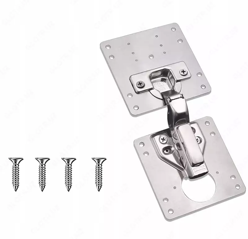 Ремонтная пластина для петель, комплект для ремонта боковой панели, s-образных элементов шкафа, двери