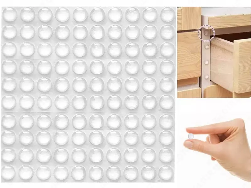 Бамперы силиконовые самоклеящиеся, прозрачные