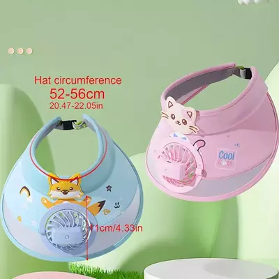 Кепка с защитой от ультрафиолета и мини-вентилятором