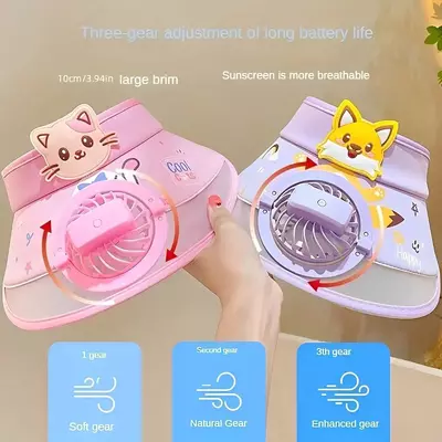 100 000 so'm / dona Кепка с защитой от ультрафиолета и мини-вентилятором