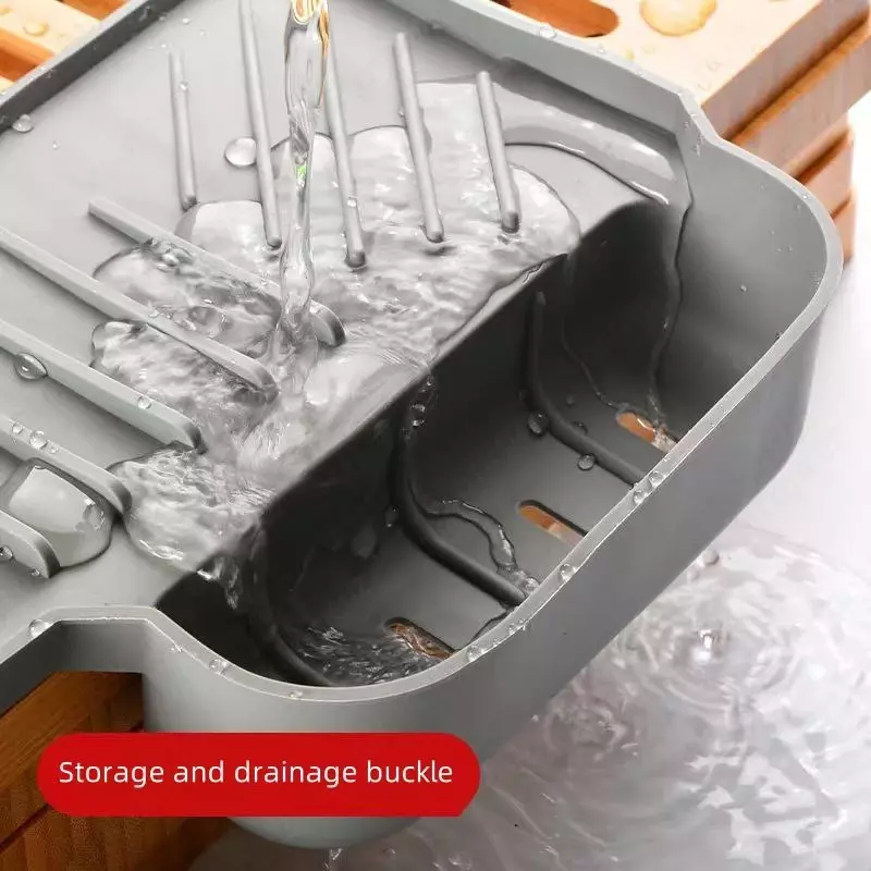 Многофункциональный силиконовый коврик для смесителя 2 в 1