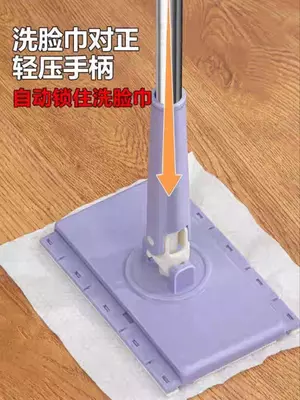 Швабра с автоматическим зажимом ткани для уборки помещения. - 40 000 so'm / dona