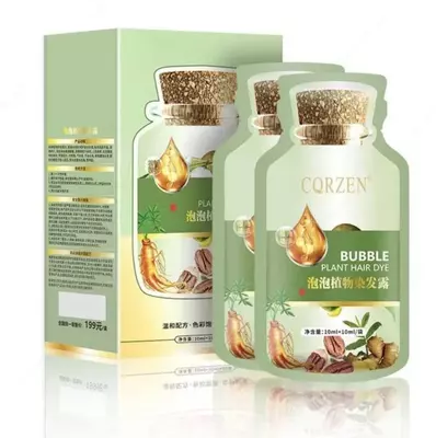 Шампунь-краска для волос Bubble Herbal