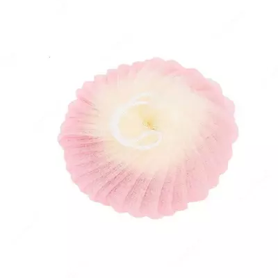 Нежная круглая мочалка на веревочном подвесе "Domashniy ugolok" XK