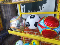 Футбольный тренировочный мяч (красный  стальной)