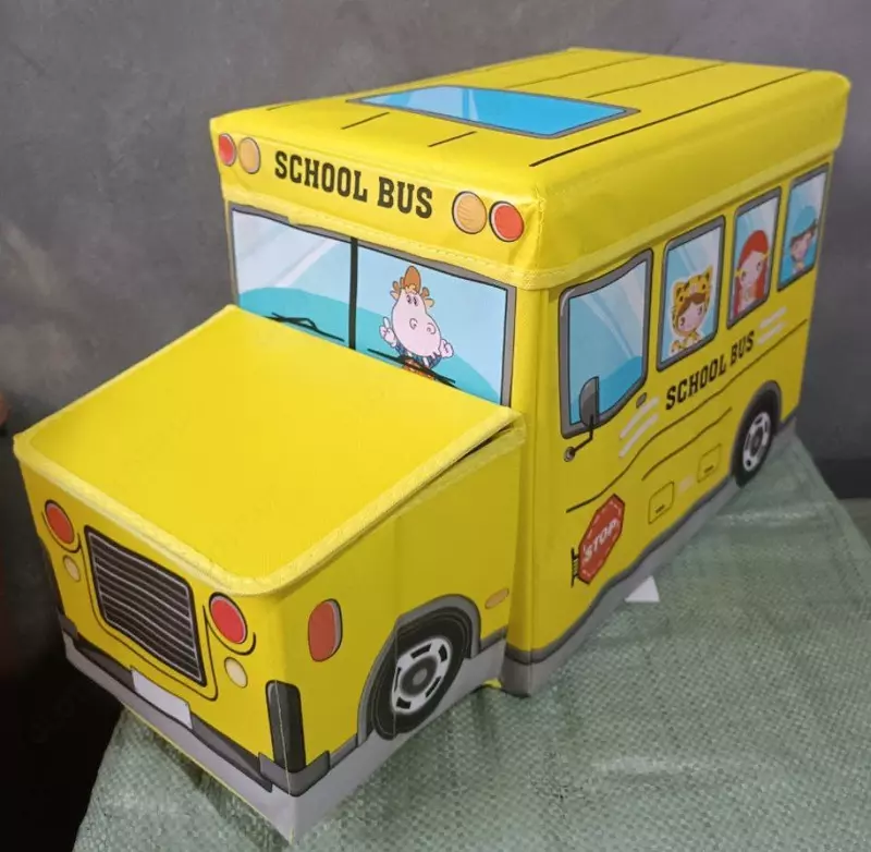 Пуфик раскладной в виде машинки (50х30х30 см)