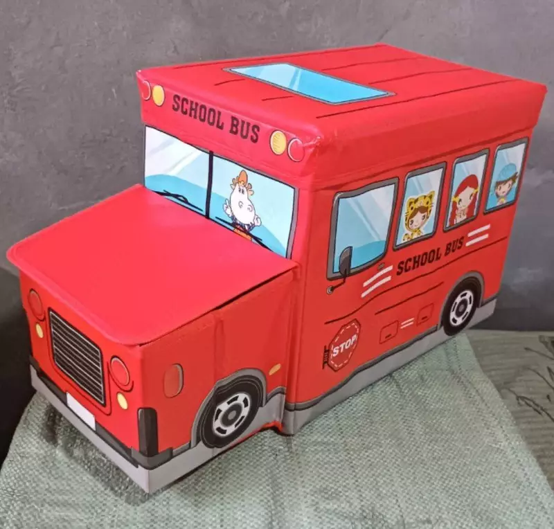   Пуфик раскладной в виде машинки (50х30х30 см)