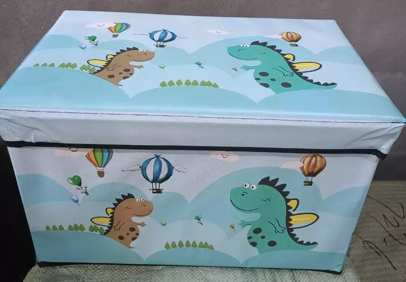  Пуфик раскладной для хранения игрушек (50х30х30 см). Chakana savdo