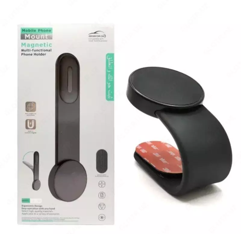 Гибкий магнитный держатель на приборную панель автомобиля