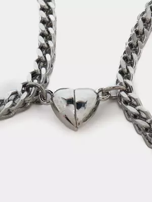 Парные браслеты на магните для влюбленных