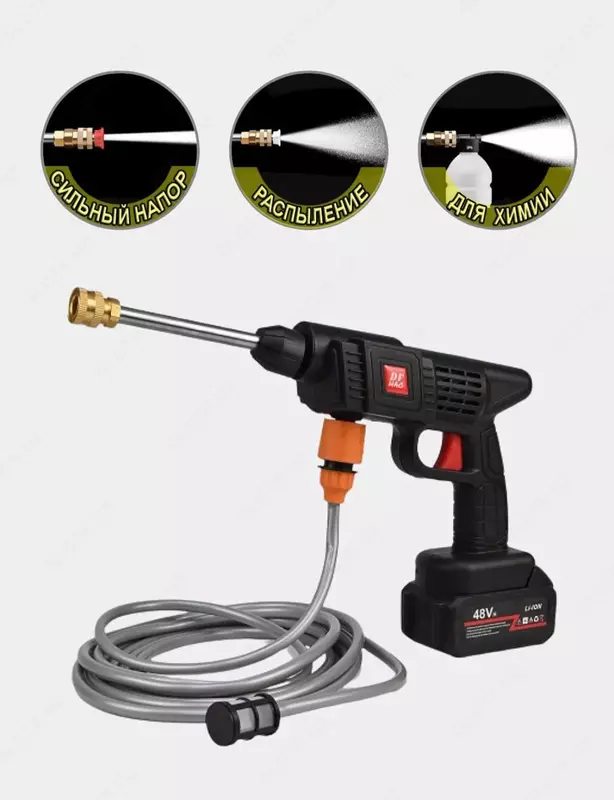 Мини-мойка высокого давления для мытья различных поверхностей