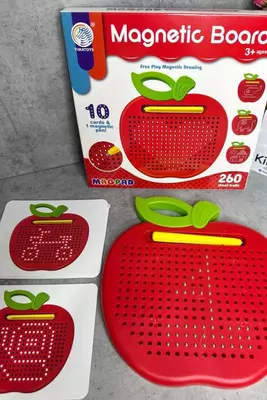 Игра "Магнитная доска яблочко" (18*18см)