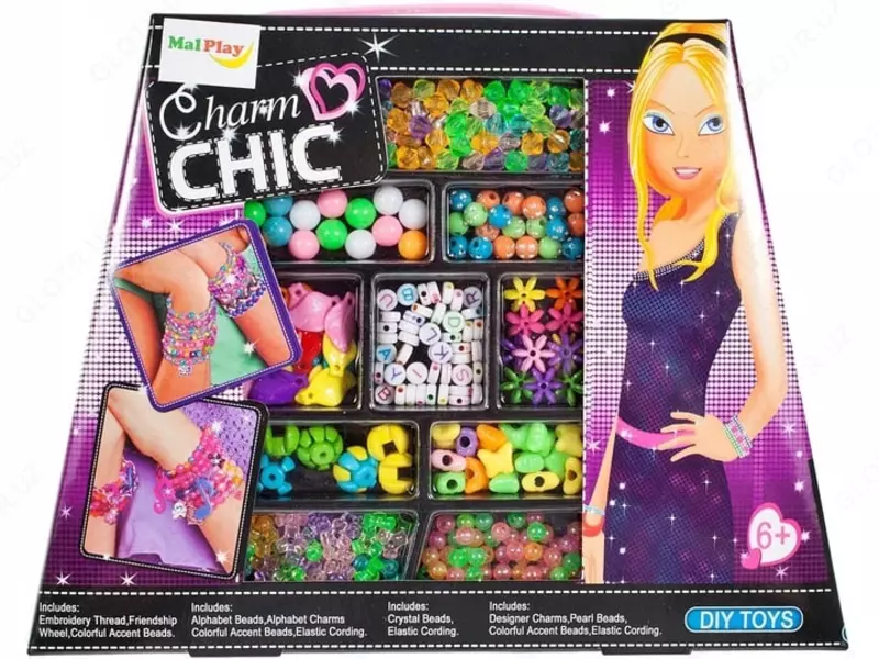 Набор бусин CHARM CHIC в оконной коробке