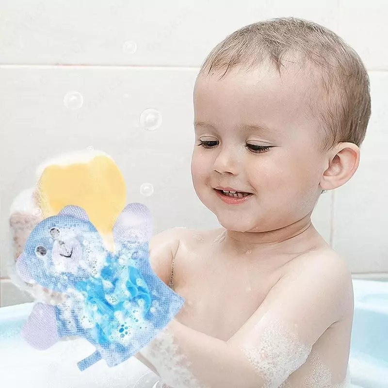 Варежка-мочалка для детей