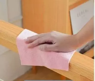 Универсальные салфетки для уборки из микрофибры (рулон 20 шт) "Domashniy ugolok" XK