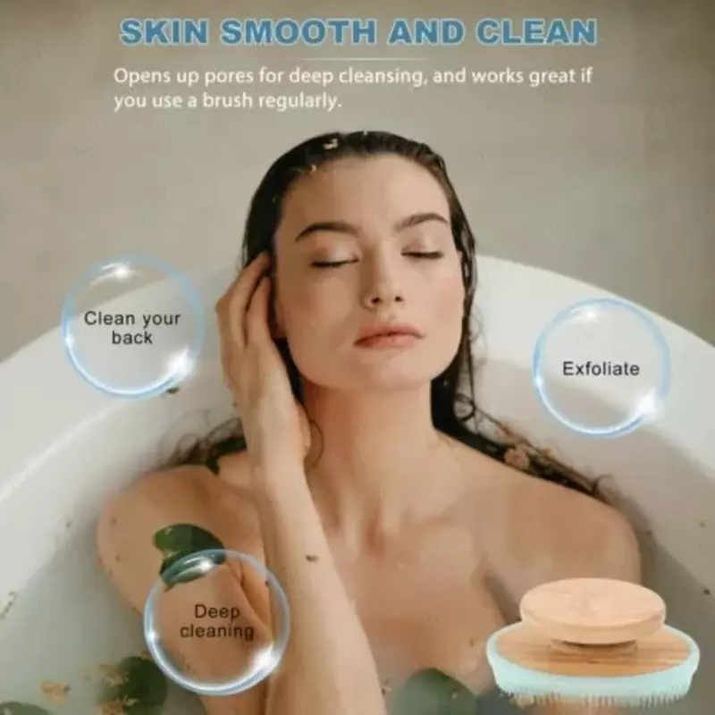 65 000 сум Силиконовая щетка для душа с двойной насадкой