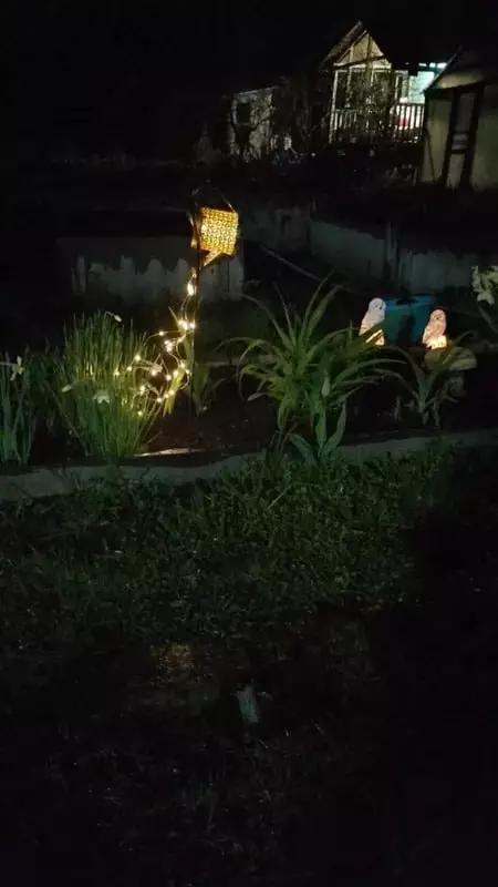 Садовые фонари на солнечных батареях в форме Совы